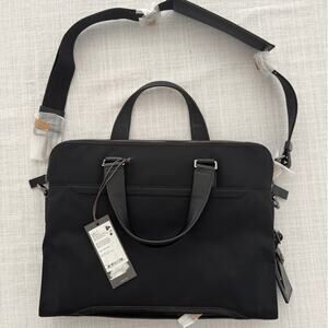Tumi NWT ($695) | black nylon Taylor travel laptop computer brief bag portfolio